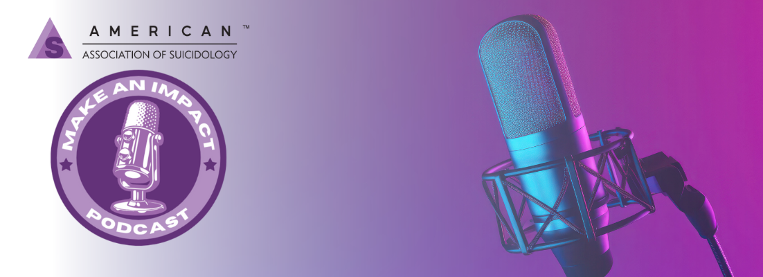 "Make an Impact" podcast logo with microphone image